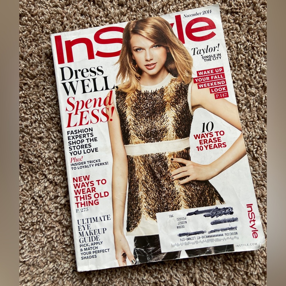 Taylor Swift - InStyle Magazine- November 2014